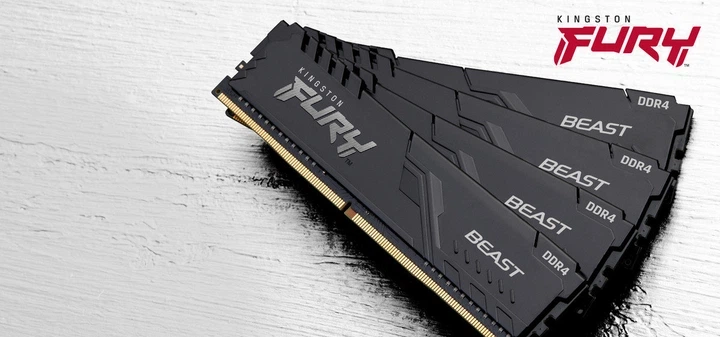 Оперативна пам'ять Kingston Fury Beast DDR4-3200 16384MB PC4-25600 (Kit of 2x8192) Black (KF432C16BBK2/16WP) - изображение 6