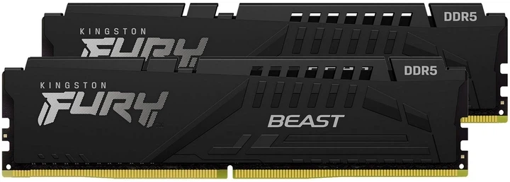 Модуль пам`яті DDR5 2x16GB/5200 Kingston Fury Beast Black (KF552C40BBK2-32) - зображення 4