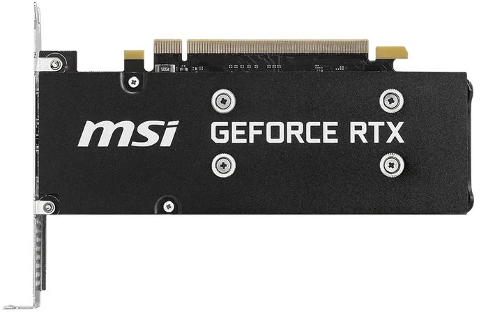 Відеокарта MSI PCI-Ex GeForce RTX 3050 LP E OC 6GB GDDR6 (96bit) (1492/14000) (DisplayPort, 2 x HDMI) (RTX 3050 LP E 6G OC) - Фото 4 Відеокарта MSI PCI-Ex GeForce RTX 3050 LP E OC 6GB GDDR6 (96bit) (1492/14000) (DisplayPort, 2 x HDMI) (RTX 3050 LP E 6G OC) - изображение 4
