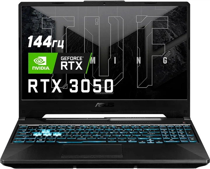 Ноутбук ASUS TUF Gaming A15 FA506NCG-HN206 (90NR0JF7-M00HF0) Graphite Black / 15.6" IPS Full HD 144 Гц / AMD Ryzen 7 7445HS / RAM 16 ГБ / SSD 512 ГБ / NVIDIA GeForce RTX 3050, 4 ГБ - Фото 2 Ноутбук ASUS TUF Gaming A15 FA506NCG-HN206 (90NR0JF7-M00HF0) Graphite Black / 15.6" IPS Full HD 144 Гц / AMD Ryzen 7 7445HS / RAM 16 ГБ / SSD 512 ГБ / NVIDIA GeForce RTX 3050, 4 ГБ - изображение 2