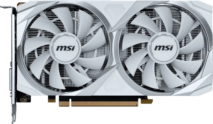 Відеокарта MSI PCI-Ex GeForce RTX 3050 Ventus 2X XS White 8G OC 8GB GDDR6 (128bit) (1807/14000) (HDMI, DisplayPort, DL-DVI-D) (RTX 3050 VENTUS 2X XS WHITE 8G OC) - Фото 1 Відеокарта MSI PCI-Ex GeForce RTX 3050 Ventus 2X XS White 8G OC 8GB GDDR6 (128bit) (1807/14000) (HDMI, DisplayPort, DL-DVI-D) (RTX 3050 VENTUS 2X XS WHITE 8G OC) - изображение 1