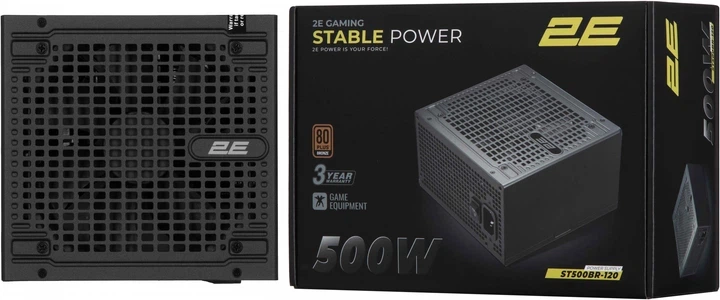 Блок живлення 2E Gaming Stable Power ATX3.1 500 Вт (2E-ST500BR-120) - изображение 10
