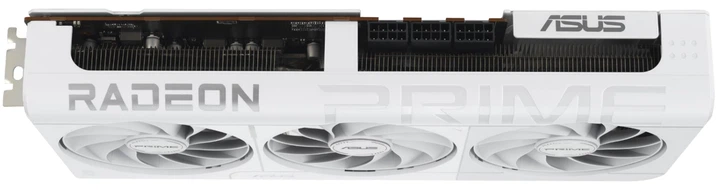 Відеокарта ASUS PCI-Ex AMD Radeon RX 9070 XT Prime 2.5-slot 16GB GDDR6 (256bit) (3030/20000) (HDMI, 3 x DisplayPort) (PRIME-RX9070XT-O16G-WHITE) - Фото 3 Відеокарта ASUS PCI-Ex AMD Radeon RX 9070 XT Prime 2.5-slot 16GB GDDR6 (256bit) (3030/20000) (HDMI, 3 x DisplayPort) (PRIME-RX9070XT-O16G-WHITE) - изображение 3