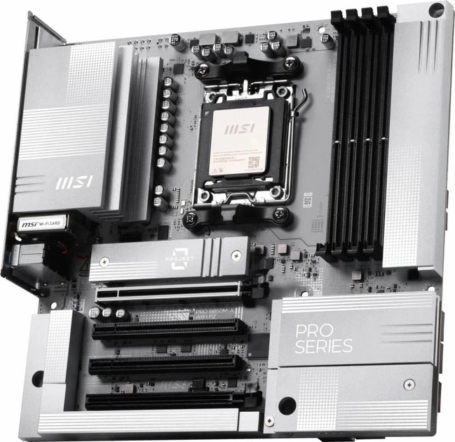 Материнська плата MSI PRO B850M-A WIFI PZ - зображення 4