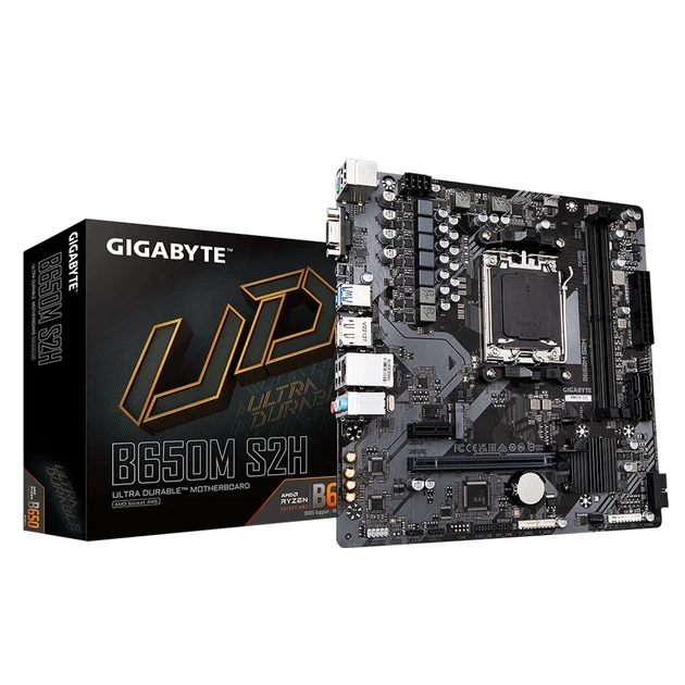 Материнська плата Gigabyte B650M S2H Socket AM5 - Фото 1 Материнська плата Gigabyte B650M S2H Socket AM5 - изображение 1