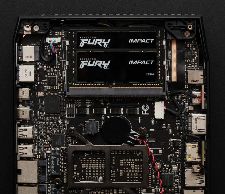 Оперативна пам'ять Kingston Fury SODIMM DDR4-3200 32768 MB PC4-25600 (Kit of 2x16384) Impact Black (KF432S20IBK2/32) - изображение 5