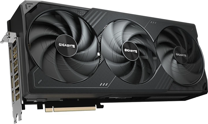 Відеокарта Gigabyte PCI-Ex GeForce RTX 5090 Windforce OC 32GB GDDR7 (512bit) (2467/28000) (HDMI, 3 x DisplayPort) (GV-N5090WF3OC-32GD) - изображение 3