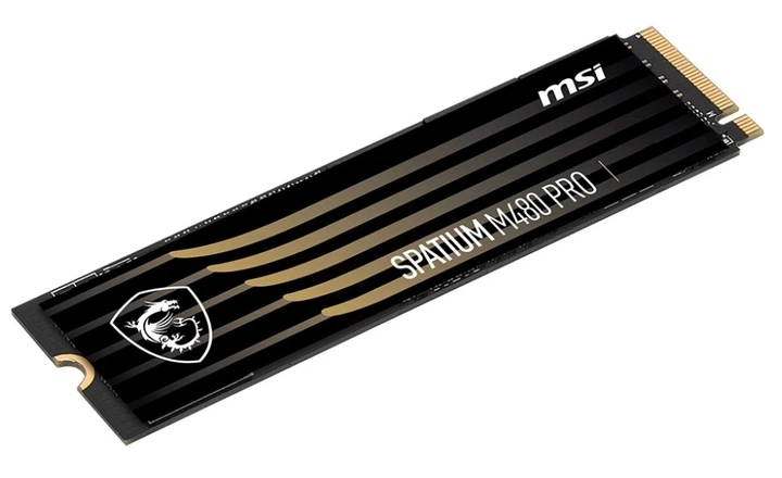 SSD диск MSI Spatium M480 Pro 1TB NVMe M.2 2280 PCIe 4.0 x4 3D NAND TLC (S78-440L1G0-P83) - Фото 4 SSD диск MSI Spatium M480 Pro 1TB NVMe M.2 2280 PCIe 4.0 x4 3D NAND TLC (S78-440L1G0-P83) - изображение 4
