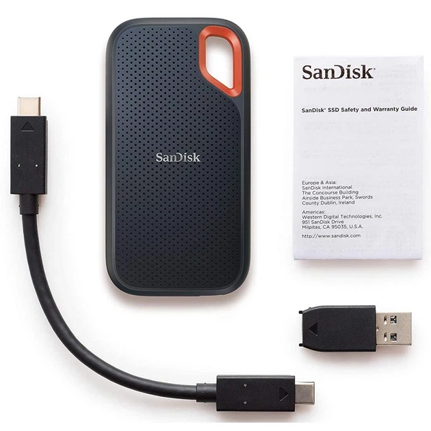 Зовнішній SSD накопичувач 8 TB SanDisk Extreme V2 (SDSSDE61-8T00-G25) - изображение 2