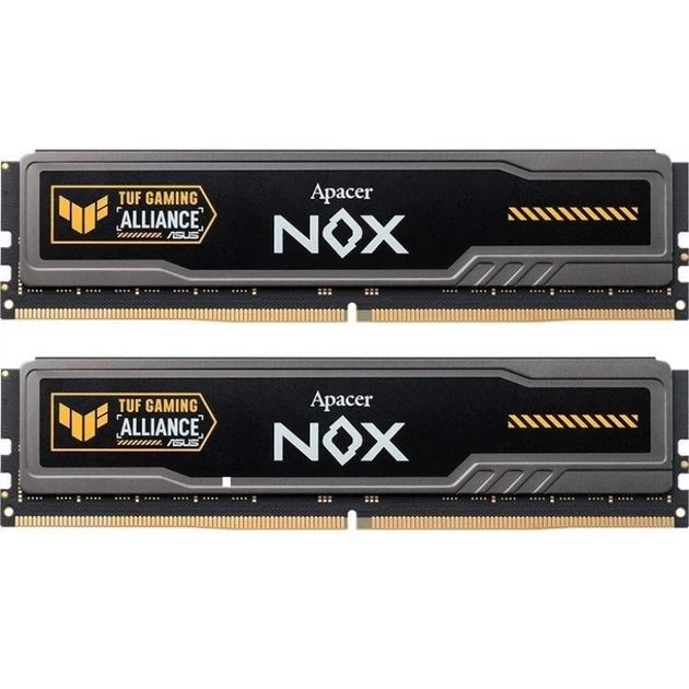 Модуль пам`ятi DDR5 2x16GB/5200 Apacer NOX TUF (AH5U32G52C522UTAA-2) - Фото 1 Модуль пам`ятi DDR5 2x16GB/5200 Apacer NOX TUF (AH5U32G52C522UTAA-2) - зображення 1