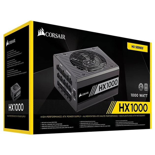 Блок живлення 1000W Corsair HX1000 (CP-9020139) - зображення 2