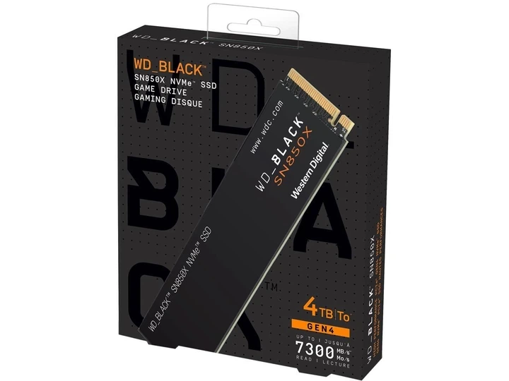 SSD накопичувач 4 TB WD Black SN850X (WDS400T2X0E) - зображення 2
