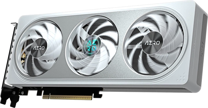 Відеокарта Gigabyte PCI-Ex GeForce RTX 5060 Ti AERO OC 16G 16GB GDDR7 (128bit) (2647/28000) (HDMI, 3 x DisplayPort) (GV-N506TAERO OC-16GD) - изображение 4