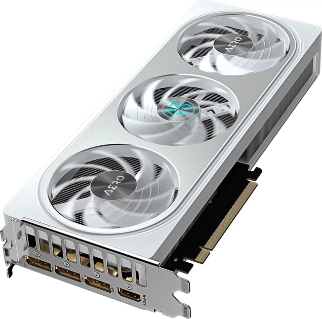 Відеокарта Gigabyte PCI-Ex GeForce RTX 5060 Ti AERO OC 16G 16GB GDDR7 (128bit) (2647/28000) (HDMI, 3 x DisplayPort) (GV-N506TAERO OC-16GD) - изображение 6