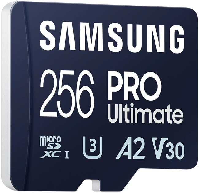 Карта пам'яті Samsung PRO Ultimate microSDXC 256GB UHS-I U3 V30 A2 + SD адаптер (MB-MY256SA/WW) - изображение 5