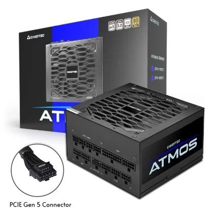 Блок живлення Chieftec Atmos 850 W 12VHPW connector 80+ Gold (CPX-850FC) - зображення 2