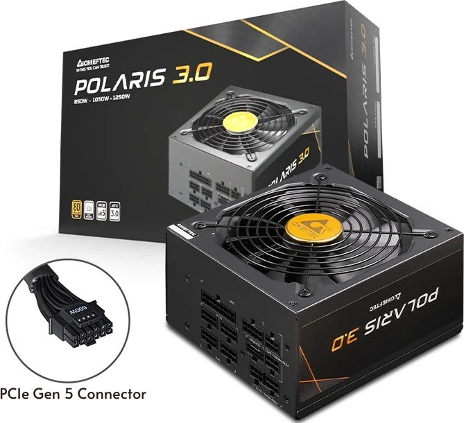 Блок живлення Chieftec Polaris 3.0 (1050W) (PPS-1050FC-A3) - Фото 7 Блок живлення Chieftec Polaris 3.0 (1050W) (PPS-1050FC-A3) - зображення 7