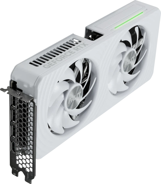 Відеокарта Palit PCI-Ex nVidia GeForce RTX 5060 Ti White OC 16G GDDR7 (128bit) (2407/2602 МГц) (HDMI 2.1b, 3 x DisplayPort 2.b) (NE7506TU19T1-GB2061M) - Фото 4 Відеокарта Palit PCI-Ex nVidia GeForce RTX 5060 Ti White OC 16G GDDR7 (128bit) (2407/2602 МГц) (HDMI 2.1b, 3 x DisplayPort 2.b) (NE7506TU19T1-GB2061M) - изображение 4
