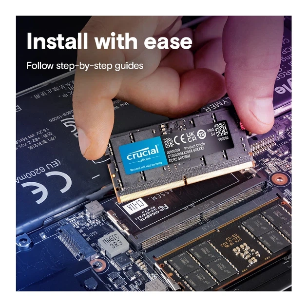 Модуль пам'яті Crucial DDR5-5200 8GB SODIMM CL42 1,1V (CT8G52C42S5) - зображення 2