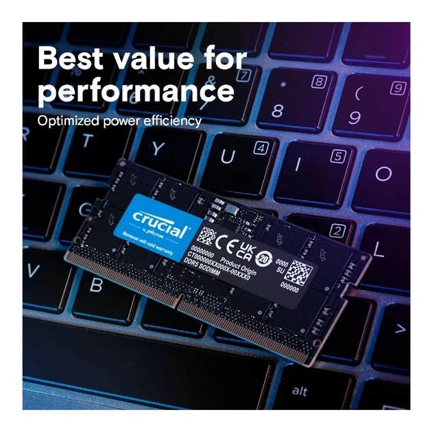 Модуль пам'яті Crucial DDR5-5200 8GB SODIMM CL42 1,1V (CT8G52C42S5) - зображення 4