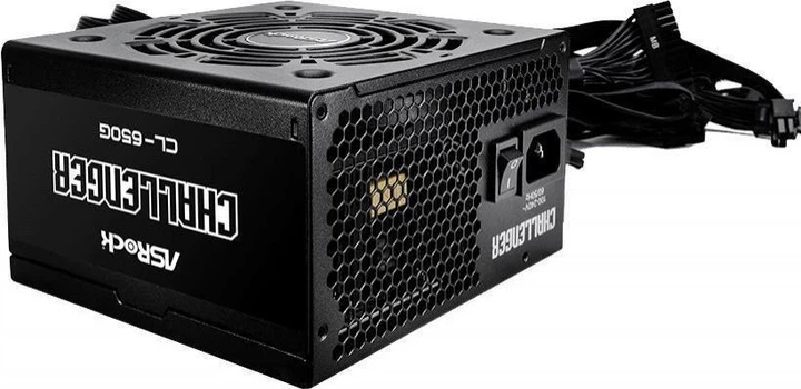 Блок живлення ASRock Challenger 650W (CL-650G) - Фото 1 Блок живлення ASRock Challenger 650W (CL-650G) - изображение 1
