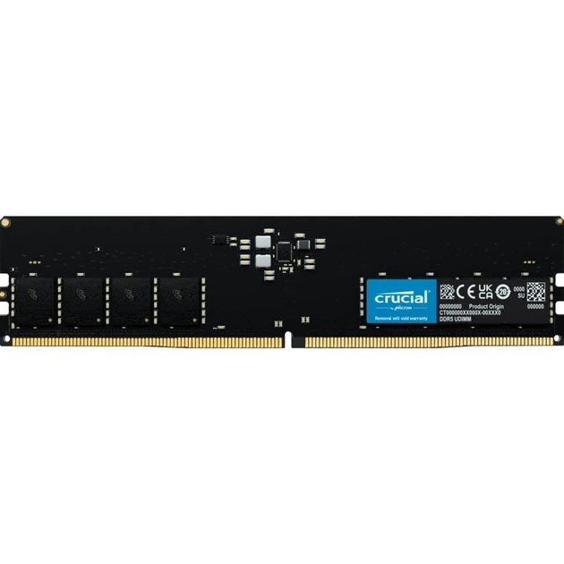 Модуль пам'яті Crucial DDR5 8GB 4800Mhz UDIMM CL40 Tray (CT8G48C40U5T) - Фото 1 Модуль пам'яті Crucial DDR5 8GB 4800Mhz UDIMM CL40 Tray (CT8G48C40U5T) - изображение 1