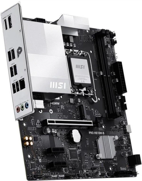 Материнська плата MSI PRO H810M-B - Фото 5 Материнська плата MSI PRO H810M-B - зображення 5