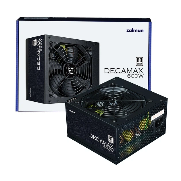 Блок живлення Zalman Decamax (600W) 85%, 80 Plus, 120мм, 1xMB 24pin(20+4), 1xCPU 8pin(4+4), 3xMolex, 6xSATA, 2xPCIe 8pin(6+2) (ZM600-LX3) - Фото 2 Блок живлення Zalman Decamax (600W) 85%, 80 Plus, 120мм, 1xMB 24pin(20+4), 1xCPU 8pin(4+4), 3xMolex, 6xSATA, 2xPCIe 8pin(6+2) (ZM600-LX3) - изображение 2