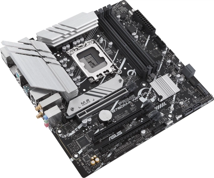 Материнська плата Asus PRIME B760M-A Wi-Fi D4 (s1700, Intel B760, PCI-Ex16) - Фото 4 Материнська плата Asus PRIME B760M-A Wi-Fi D4 (s1700, Intel B760, PCI-Ex16) - изображение 4