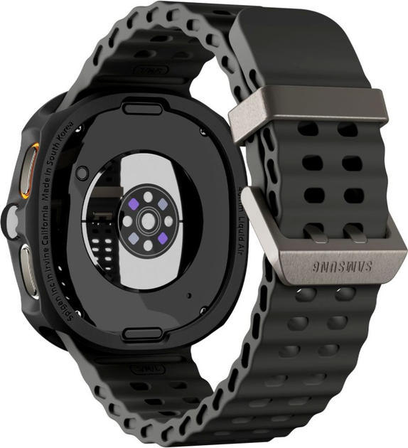 Etui Spigen Liquid Air do Samsung Galaxy Watch 8 40 mm Black (8800283311341) - Zdjęcie 3 Etui Spigen Liquid Air do Samsung Galaxy Watch 8 40 mm Black (8800283311341) - obraz 3