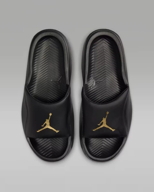 Тапочки чоловічі Jordan Franchise HF3263-007 чорні - 42.5 - зображення 4