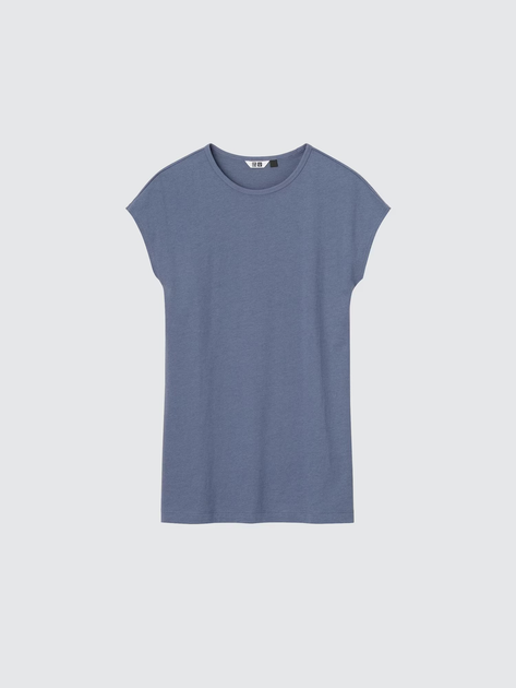 Футболка Uniqlo розмір М синя (65) (484047) - зображення 3