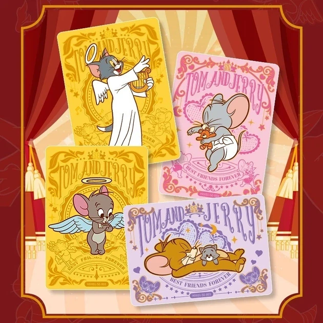 Оригінальні колекційні картки KAYOU Tom and Jerry по мультфільму «Том та Джеррі» із серії «Щасливі вороги» 1 упаковка, 5 карток - зображення 7
