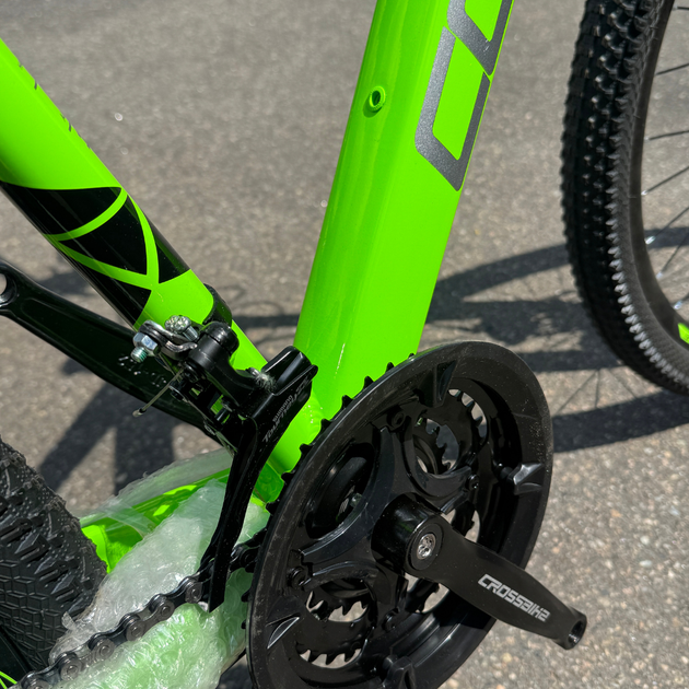 Велосипед CrossBike 26" Compass Рама 12.5" green-black - зображення 7