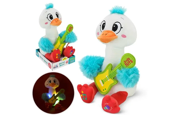 М'яка інтерактивна іграшка Disco Pals KH88/002 гусак у коробці 15x20x30 KidsHits - Фото 3 М'яка інтерактивна іграшка Disco Pals KH88/002 гусак у коробці 15x20x30 KidsHits - изображение 3
