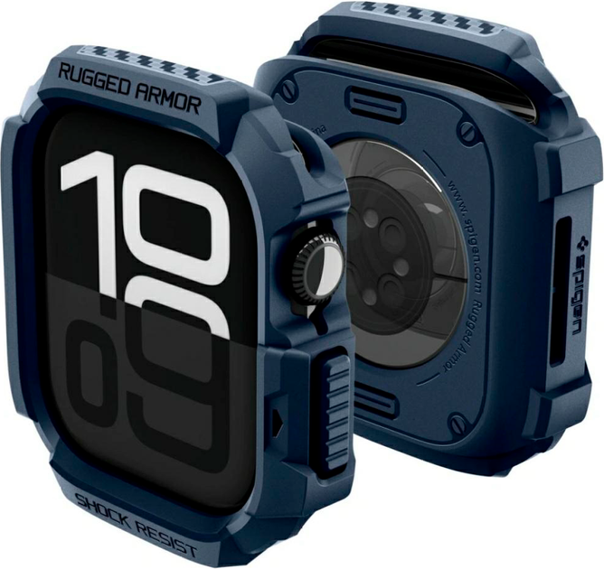 Etui Spigen Rugged Armor Pro V2 do Apple Watch 10 / 11 42mm Blue (8800283316247) - obraz 4