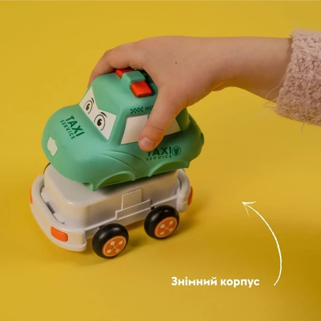 Машинка OTAMANKO Мультимобіль Таксі бірюзовий - зображення 8
