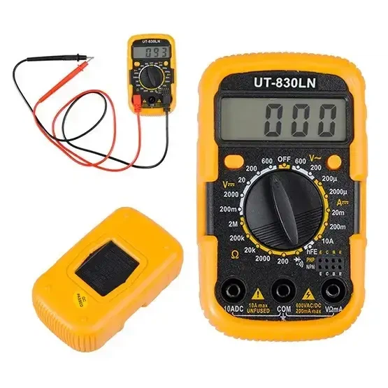 Цифровий мультиметр DT-830LN (UK-830LN) з підсвіткою дисплея - изображение 2