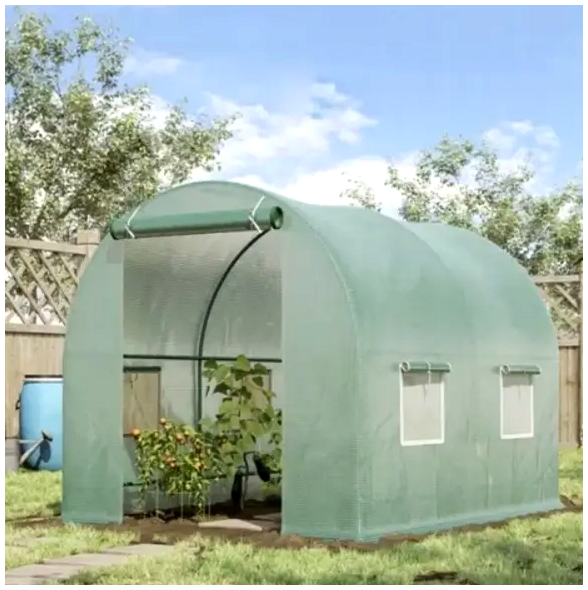Пленка накрытия 140 г/м² для теплицы 2 х 2 м 4 м² зеленая GARDLOV МС0244 - изображение 8