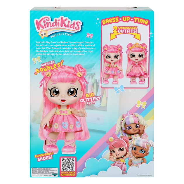 KINDI KIDS Кукла Донатина - Принцесса "DRESS UP FRIENDS" MOOSE Art.50065 - изображение 5