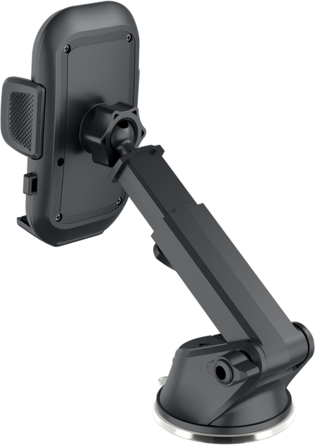 Автодержатель для телефона Proove Longway Plaid Suction Type Car Mount Black (484050001) - изображение 4