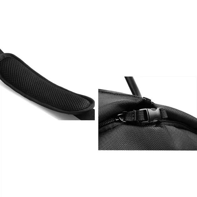 Дорожная сумка Wozinsky Premium для костюма с карманом для влажных вещей 50л Black (5907769372179) - изображение 10