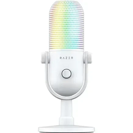 Микрофон Razer Seiren V3 Chroma White (RZ19-05060200-R3M1) - Фото 1 Микрофон Razer Seiren V3 Chroma White (RZ19-05060200-R3M1) - изображение 1