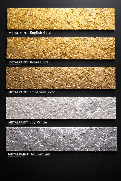Декоративна фарба металізована акрилова ELF DECOR METAL PAINT ICE WHITE 150 мл - зображення 3
