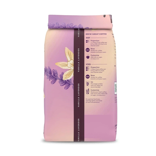 Кофе молотый Starbucks Vanilla Lavender Ваниль Лаванда 311г - изображение 2