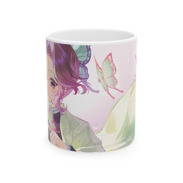 Аниме чашка Клинок рассекающий демонов Шинобу Кочо | Demon Slayer: Kimetsu no Yaiba | Кружка с принтом 05 - изображение 4