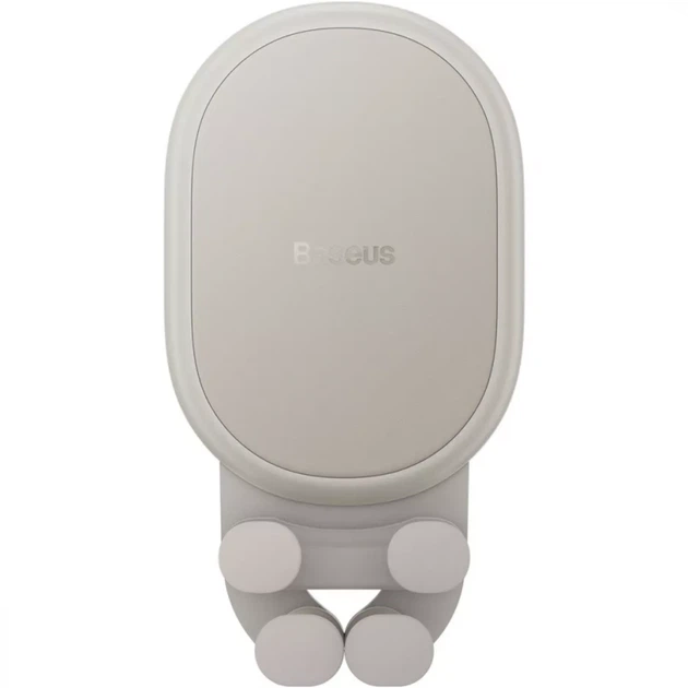 Автомобильный держатель с беспроводным ЗУ Baseus Stable Gravitational Car Mount Pro 15W Air Outlet Vers creamy white - изображение 2