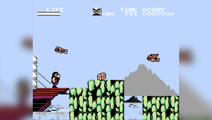 Збірник Ігор RMC Famicom Dendy 8 in 1 B-302 Contra, Life Force, Rushn Attack, Side Pocket, Gun Smoke, Jackal, Saiyuuki, Hi no Tori 90х TV Game Англійська Версія Тільки Картридж Б/У - зображення 9