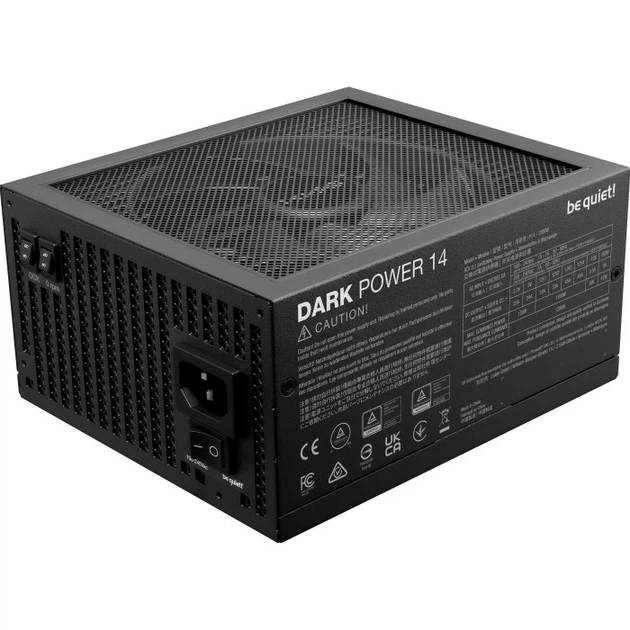 Блок живлення be quiet! Dark Power 14 1200W 80 Plus Titanium вентилятор 135 мм Black (BP021EU) - зображення 5