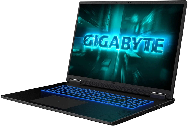 Ноутбук GIGABYTE Gaming A18 (KPGBNOJXA050), AMD Ryzen 7 260 / 18″ / 165 Гц / RAM 16 ГБ DDR5 / SSD 512 ГБ / AMD Radeon 780M + GeForce 5050 / Windows 11 Home / Чорний - изображение 2